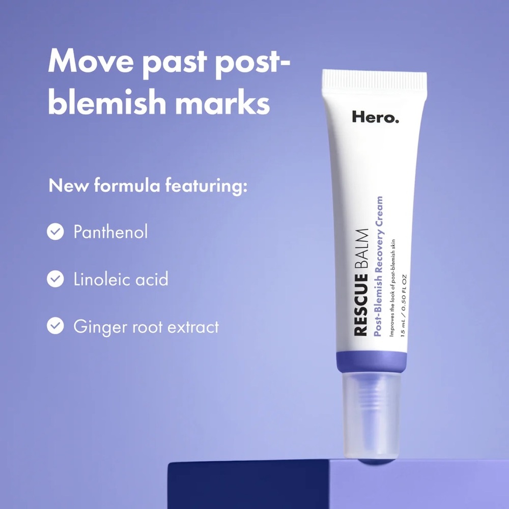 BNIB Hero Rescue Balm Post-Blemish Moisturizing Cream - Picture 2 of 2